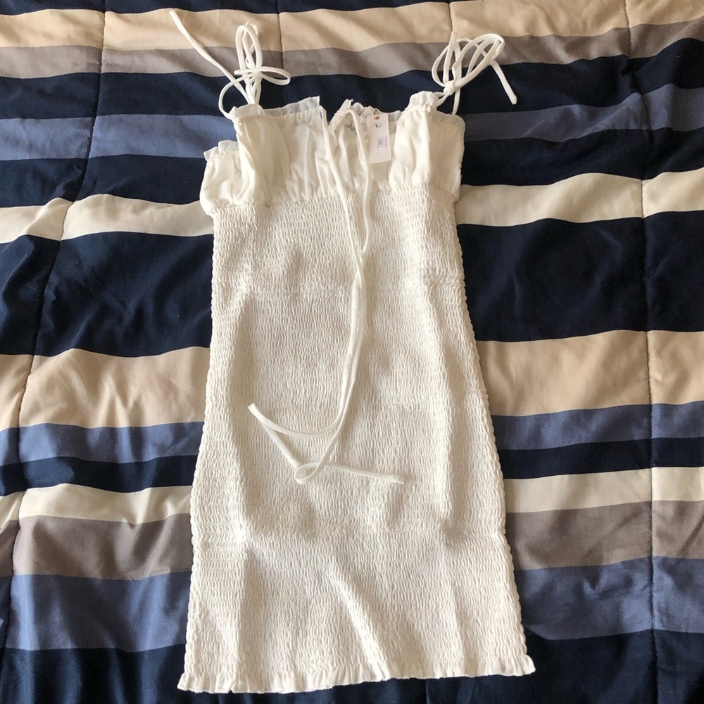 OOTD Fash White “Destiny” Cami Dress